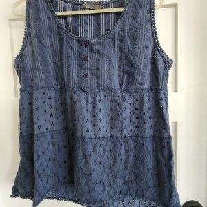 Prana lace tank top